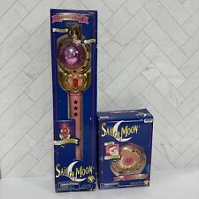 Sailor Moon 1997 Moon Want and Sailor Locket 1995 - Both IN box - SEE NOTES picture