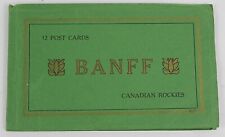 CANADIAN PACIFIC RAILWAY Postcard Book BANFF Canadian Rockies 10 of 12 Cards picture