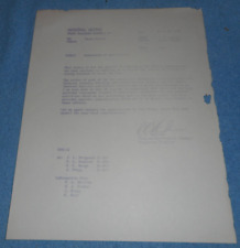 1968 North American Aviation Internal Letter Space Facility Review Appreciation picture