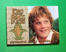 2004 Topps Lord Of The Rings SAM'S WEDDING JACKET Memorabilia Return Of The King picture