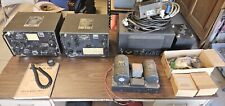 COLLINS RECEIVER TRANSMITTER SET TCS-12 MILITARY SETUP POWER SUPPLYS CABLES EXTR picture