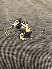 VTG Disney Store Mickey Golf Polo Shirt Adult Men's XXL Big & Tall Ash Grey E10 picture