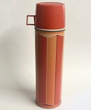 Vintage 1974 King-Seeley Thermos #2410 Red Orange Metal USA Lrg 13.5”T Hot Cold picture