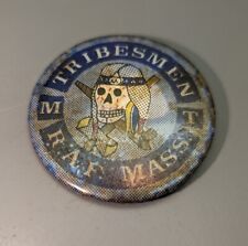 Vintage Motorcycle Biker Gang Tribesmen R A F    Massachusetts Pin picture
