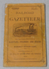 1872 Railroad Gazetteer September #37 picture