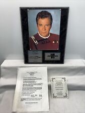 William Shatner Autographed Star Trek 6 Movie 8x10 Photo Plaque Paramount COA picture