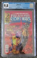 CGC 9.8 Thanos # 13. Secret Wars 12 Lenticular Variant. First Cosmic Ghost Rider picture