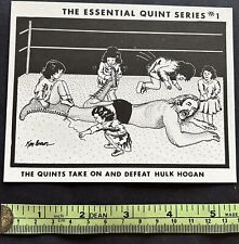 1985 Ken Brown Postcard:  The Quints Take On And Defeat Hulk Hogan UNUSED picture