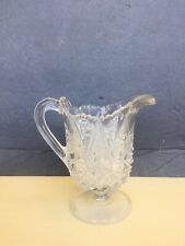 Vintage Antique Crystal Glass Pattern  Victorian Pitcher Vase picture