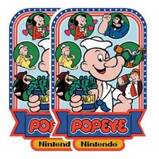 Popeye Nintendo Arcade Side Art 2pc Laminated High Quality picture