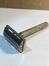 Vintage 1954 Date Code Z1 Gillette TTO Double Edge Safety Razor Shave Made USA picture