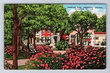 Savannah GA-Georgia, Armstrong College, Forsythe Park, Vintage c1945 Postcard picture