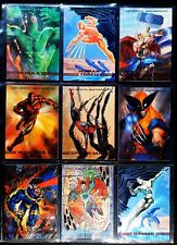 1993 Fleer Marvel Masterpieces 🔥Full Base Set ##1-90 in Protective 3x3 sheets🔥 picture