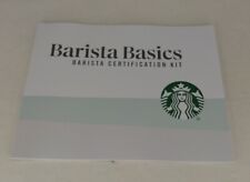 Starbucks Barista Basics Certification Kit Booklet Employee  picture