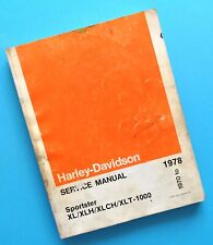1970 - 1978 Harley Davidson Service Manual Book XL XLH XLCH XLT 1000 Sportster picture