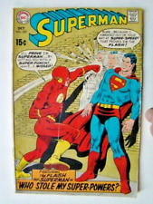 Superman #220 The Flash Cover & Story DC Comics 1969 GD picture