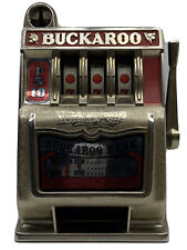 Vintage Buckaroo Slot Machine Coin Bank Reproduction Style Of The Jennings picture