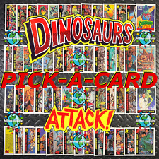 DINOSAURS ATTACK PICK-A-CARD 1-55 OR STICKER 1-11 OR WRAPPER TOPPS 1988 L@@K picture