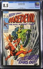 DAREDEVIL #58CGC 8.5🥇1st APP OF THE STUNT MASTER/GEORGE SMITH🥇SILVER AGE 1969 picture