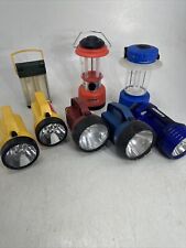 Vintage Flashlights Lot Of 8 Coleman Garitty Energizer picture