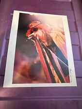 aerosmith steven Tyler live show photograph 08/06/1997 signed m nassy photograph picture