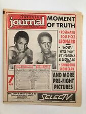 Philadelphia Journal Tabloid September 16 1981 Sugar Ray Leonard v Thomas Hearns picture