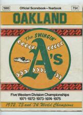 1980 Oakland A's Program Signed Autographed 11x RICKEY HENDERSON ROOKIE JSA LOA picture