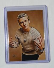 Justin Timberlake Limited Edition Artist Signed “Pop Icon” Trading Card 1/10 picture