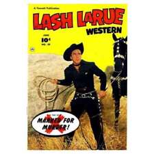 Lash Larue Western (1949 series) #29 in VG minus condition. Dell comics [e; picture