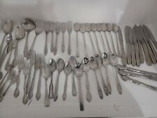 VINTAGE of 52 Vintage Oneida   Flatware dinner or arts and crafts mix brand  picture