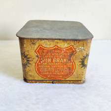 1920 Vintage Sun Brand S Naraen & Co Saffron Advertising Tin Box Spain Rare T356 picture