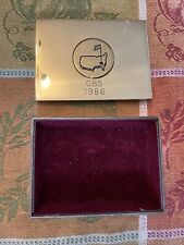 Masters Augusta National Golf Club 1986 Tournament Nicklaus Wins Trinket Box picture