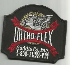 Ortho-Flex Saddle Co Inc advertising patch 3-1/2 X 4 #6130 picture