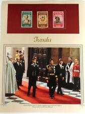 A Philatelic Collection of the Royal Wedding Charles & Diana 28 Sheets 97 Stamps picture