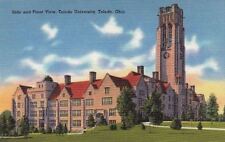 Postcard Side and Front View Toledo University Toledo OH  picture