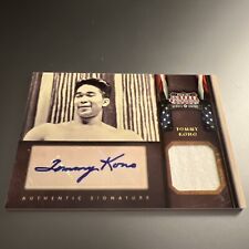 2012 Panini Americana Heroes and Legends Auto Relic 55/99 Tommy Kono picture