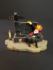 Lemax Spooky Town Halloween Village Vampire In Casket 22600 Dracula Coffin picture