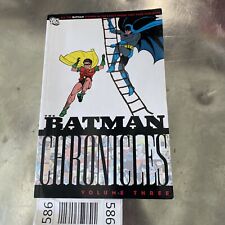 BATMAN CHRONICLES, VOL. 3 By Bob Kane & Bill Finger.Good picture
