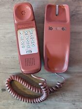VTG North Western Electric Bell Brown Trimline Push-Button Phone Telephone picture
