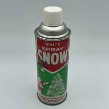 Vintage Belmont White Spray Snow 13oz Can Christmas Decorating  picture