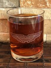 ASTON MARTIN - Collectible Whiskey Glass 8 Oz picture