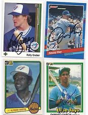 1989 UD #575 Kelly Gruber Toronto Blue Jays Autographed Baseball Card   picture