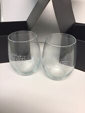 Mark Levinson Audio 40th Anniversary Set Of 2 Drinking Glasses New Rare picture