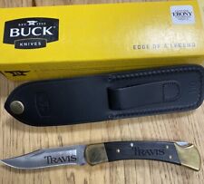 Buck Knives 110 Folding Hunter Lock-back Knife, Ebony 4 7/8