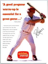 Texas Rangers Baseball Rusty Greer Golden Corral Advertisement 1998 8x10 Print picture
