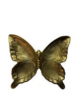 vintage dime store solid brass butterfly dish picture