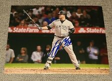 MIKE FORD SIGNED 8X10 PHOTO NEW YORK YANKEES 1ST BASE LUKE VOIT W/COA+PROOF WOW  picture