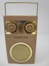 Vintage 1956 Zenith Royal 500 Tan 'Owl-Eye' 7 Transistor Radio Non-Working picture