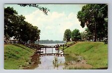 Lake Village AR-Arkansas, Lake Chicot State Park, Antique, Vintage Postcard picture