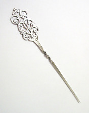 Antique Engraved Sterling Silver Hairpin picture